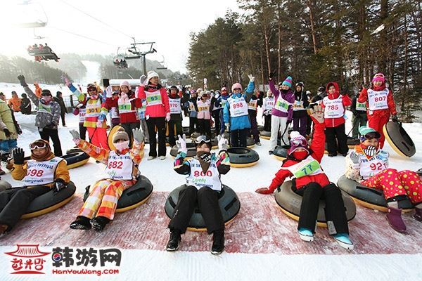 韩国龙平滑雪场8
