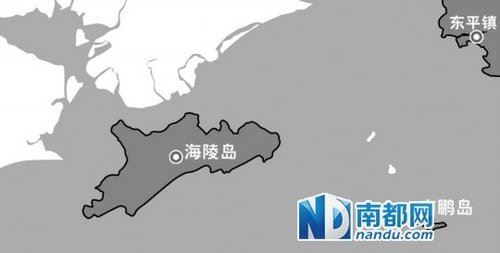 南鹏岛位于广东阳江，虽是无人海岛，却是阳江仅次于海陵岛的第二大岛。