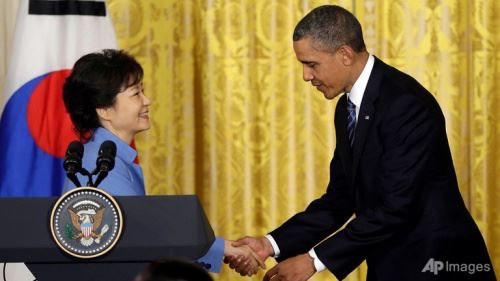 韩媒：奥巴马称朴槿惠汉语能力好有利中韩关系