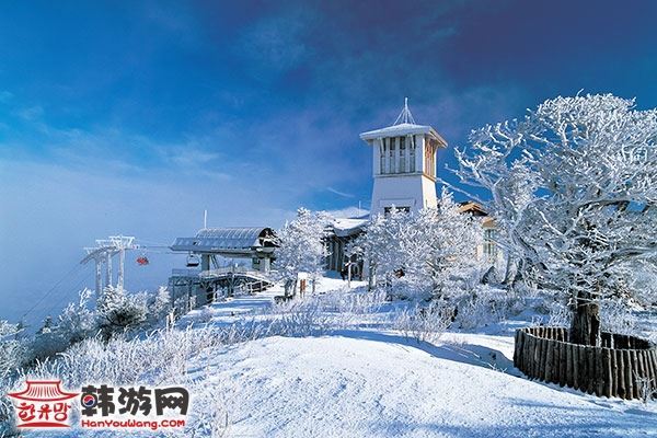 韩国龙平滑雪场1