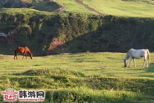 韩国济州岛城山日出峰